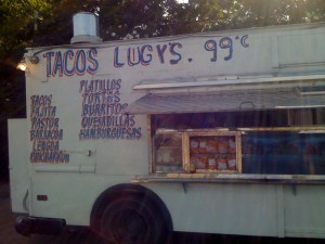 Better "Tacos Lugy's" then "Lugy's Tacos", I guess.